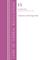 Book cover of: Code of Federal Regulations, Title 15 Commerce and Foreign Trade 800-End, Revised as of January 1, 2022. By: Office Of The Federal Register (U.S.)