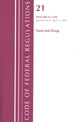 Book cover of: Code of Federal Regulations, Title 21 Food and Drugs 800 - 1299, 2022. By: Office Of The Federal Register (U.S.)