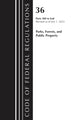 Book cover of: Code of Federal Regulations, Title 36 Parks, Forests, and Public Property 300-End, Revised as of July 1, 2023