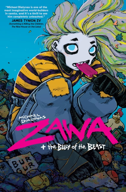Book cover of: Zawa + The Belly of the Beast