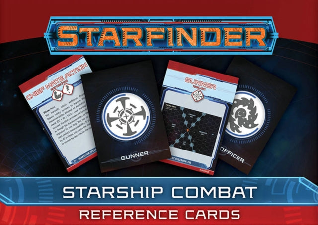 Book cover of: Starfinder Starship Combat Reference Cards