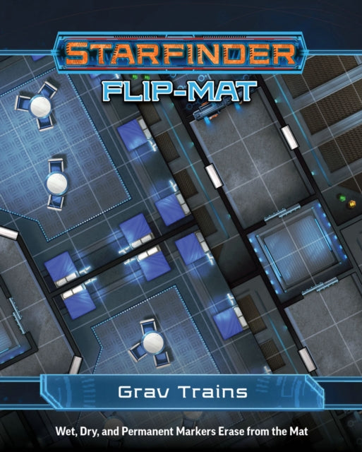 Book cover of: Starfinder Flip-Mat: Grav Trains