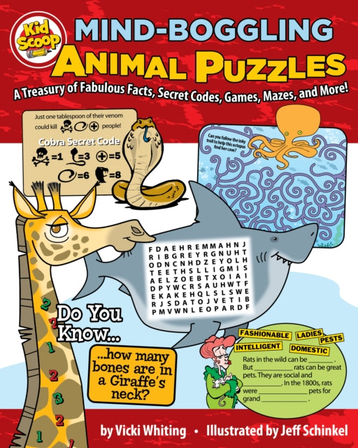 Book cover of: Mind-Boggling Animal Puzzles. By: Vicki Whiting
