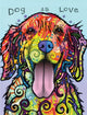 Book cover of: Dean Russo Dog Is Love Journal. By: Dean Russo