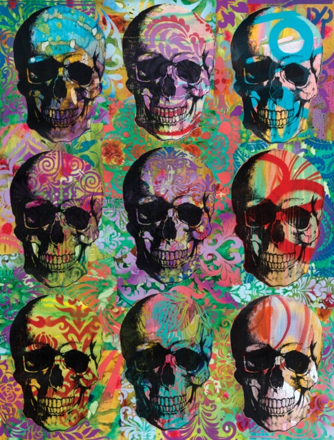 Book cover of: Dean Russo Skull Mosaic Journal. By: Dean Russo