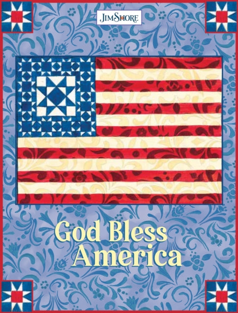 Book cover of: God Bless America Lined Journal. By: Jim Shore