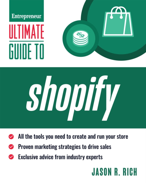 Book cover of: Ultimate Guide to Shopify for Business. By: Jason Rich