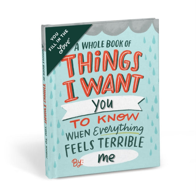 Book cover of: Em & Friends Feel Terrible Book Fill in the Love Fill-in-the-Blank Book & Gift Journal