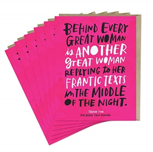 Book cover of: 6-Pack Em & Friends Every Great Woman Card