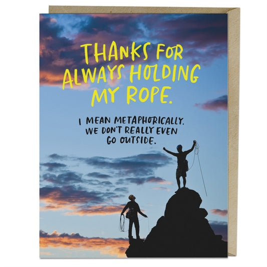 Book cover of: 6-Pack Em & Friends Holding My Rope Card