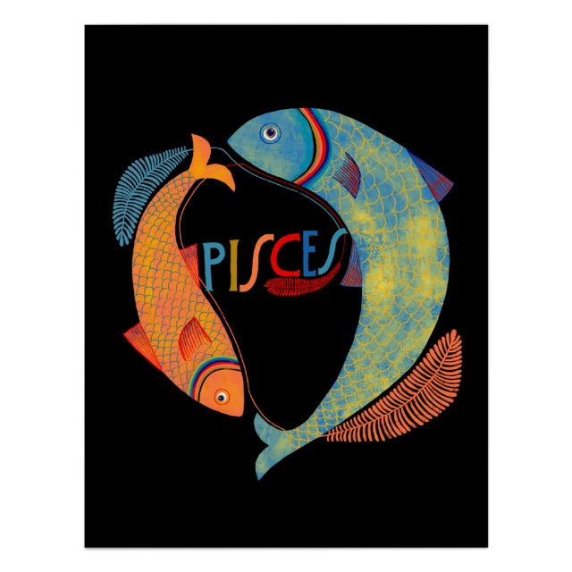 Book cover of: 6-Pack Lisa Congdon for Em & Friends Pisces Card
