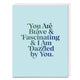 Book cover of: 6-Pack Elizabeth Gilbert Brave & Fascinating Card