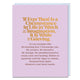 Book cover of: 6-Pack Elizabeth Gilbert If Ever A Circumstance Card