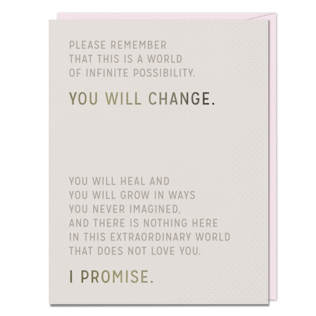 Book cover of: 6-Pack Elizabeth Gilbert You Will Change Card