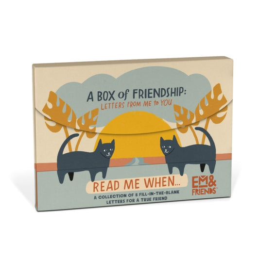 Book cover of: Em & Friends A Box of Friendship Fill in the Love Read Me When. By: Em & Em & Friends