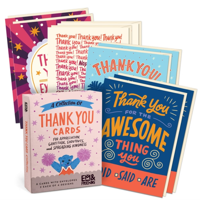 Book cover of: Em & Friends Boxed Thank You Cards, Box of 8 Assorted
