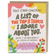 Book cover of: 6-Pack Em & Friends Top 3 Things Greeting Card