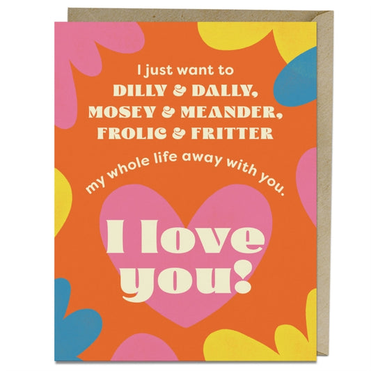 Book cover of: 6-Pack Em & Friends Dilly & Dally Greeting Cards