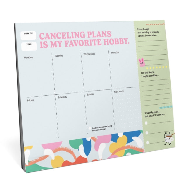 Book cover of: Em & Friends Struggle Is Real Weekly Desktop Planner