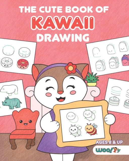 Book cover of: Cute Book of Kawaii Drawing. By: Woo! Jr. Kids Woo! Jr. Kids Activities