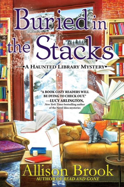 Book cover of: Buried in the Stacks. By: Allison Brook