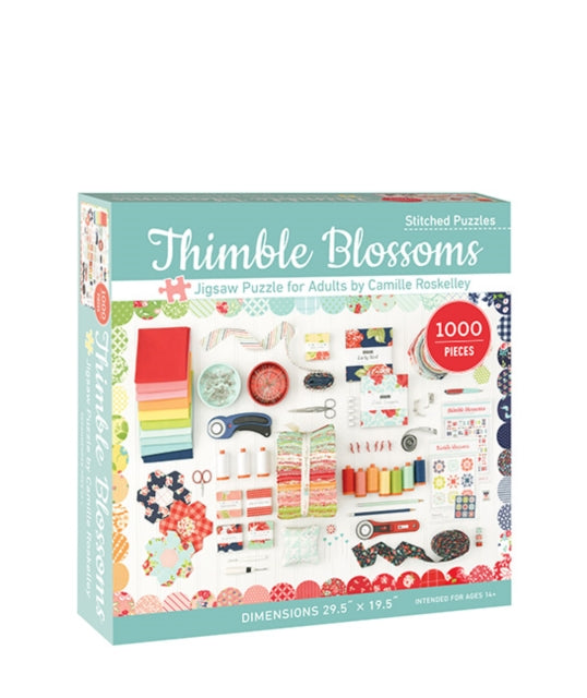 Book cover of: Thimble Blossoms Jigsaw Puzzle for Adults