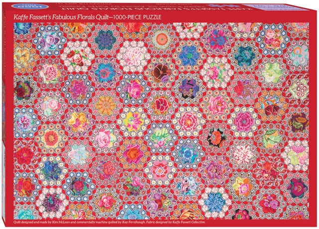 Book cover of: Kaffe Fassett’s Fabulous Florals Quilt Jigsaw Puzzle