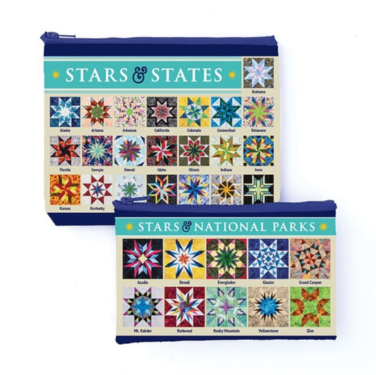 Book cover of: Carol Doak’s Fabulous Stars & States Eco Pouch Set. By: Carol Doak