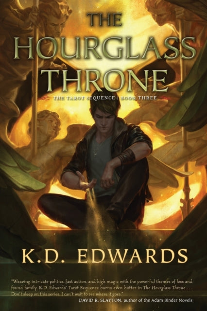 Book cover of: Hourglass Throne. By: K. D. Edwards
