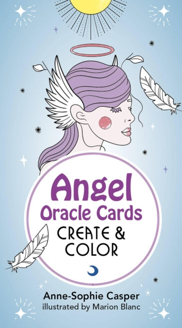 Book cover of: Angel Oracle Cards: Create and Color