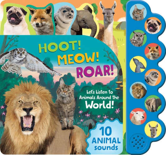 Book cover of: Hoot! Meow! Roar!. By: Cottage Door Press