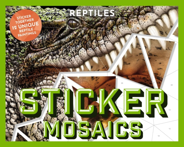 Book cover of: Sticker Mosaics: Reptiles. By: Julius Csotonyi