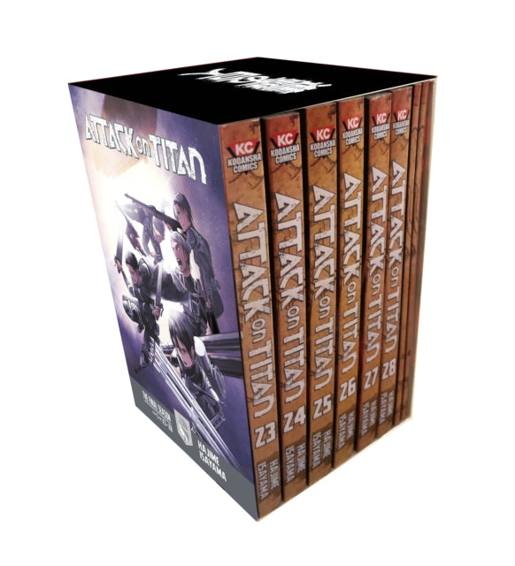 Book cover of: Attack on Titan The Final Season Part 1 Manga Box Set. By: 諫山創