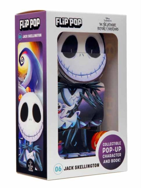 Book cover of: Nightmare Before Christmas Flip Pop: Jack Skellington. By: Matthew Reinhart