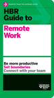 Book cover of: HBR Guide to Remote Work. By: Harvard Business Review