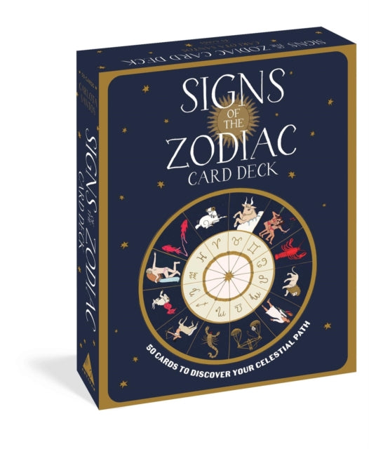 Book cover of: Signs of the Zodiac Card Deck. By: Carlota Santos