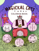 Book cover of: Magickal Cats Tarot Coloring Book