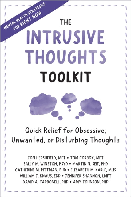 Book cover of: Intrusive Thoughts Toolkit. By: Jon Hershfield