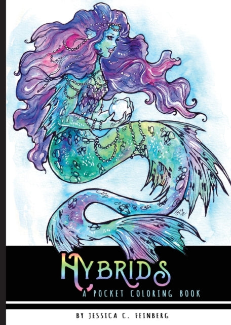 Book cover of: Hybrids Pocket Coloring Book. By: Jessica Feinberg