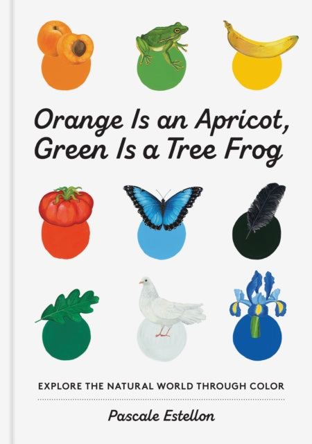 Book cover of: Orange Is an Apricot, Green Is a Tree Frog. By: Pascale Estellon