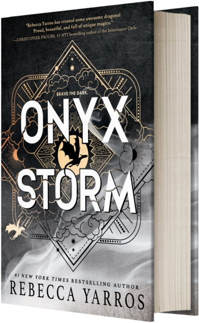 Book cover of: Onyx Storm. By: Rebecca Yarros