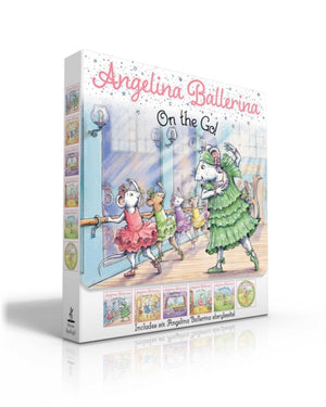 Angelina Ballerina On the Go! (Boxed Set), Angelina Ballerina at Ballet School; Angelina Ballerina Dresses Up; Big Dreams!; Center Stage; Family Fun Day; Meet Angelina Ballerina