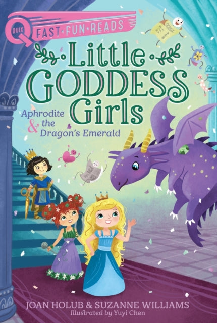 Book cover of: Aphrodite & the Dragon's Emerald. By: Joan Holub