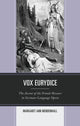 Book cover of: Vox Eurydice. By: Margaret Ann Mendenhall