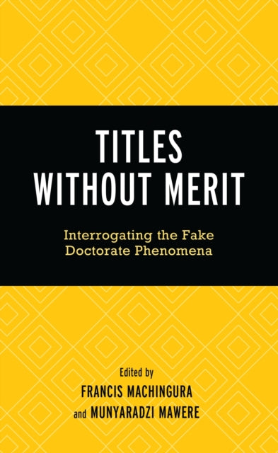 Book cover of: Titles Without Merit. By: Francis Machingura