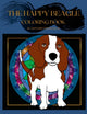 Book cover of: Happy Beagle Coloring Book. By: Paniagua, Giacomo, Jr.
