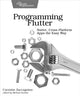 Book cover of: Programming Flutter. By: Carmine Zaccagnino