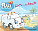 Book cover of: Avi the Ambulance Goes to the Beach. By: Deborah Bodin Cohen