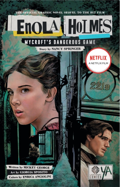 Book cover of: Enola Holmes: Mycroft's Dangerous Game. By: Mickey George