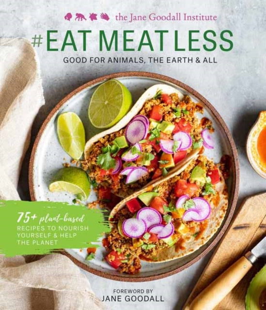 Book cover of: #Eat Meat Less. By: Jane Goodall